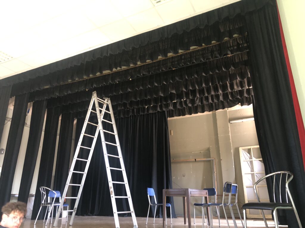 Il palco... prima